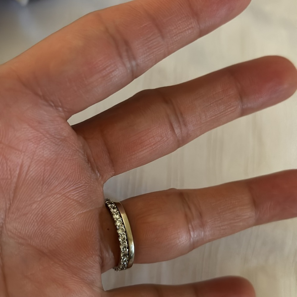 Diamond Band in 14K gold FIRM price. - Picture 12 of 12